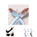 Super Long Anti-uv Sun Protection Sleeves With Cuff Gloves